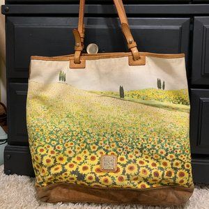 Dooney and Bourke sunflower tote